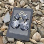 Orecchini nero e bianco