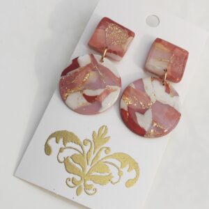 Orecchini in fimo vari colori